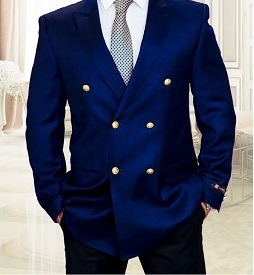 Cobalt Blue Blazer Jacket